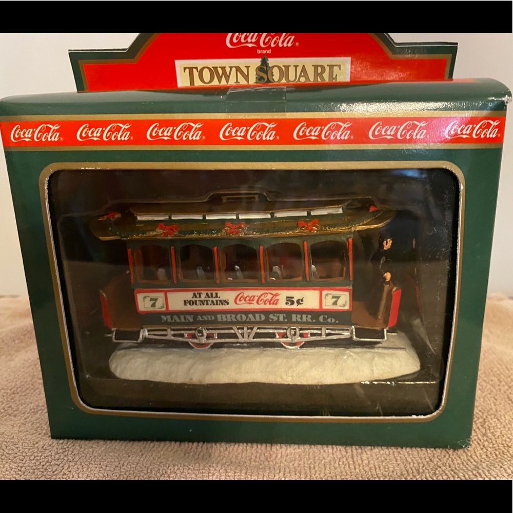 Coca Cola Town Square Collection Old #7 Trolley